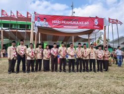 Peringatan Hari Pramuka ke-63 di Lampung Utara Dibuka dengan Prosesi Adat