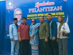 Cabup Lampung Utara Ir. Hamartoni Ahadis penuhi undangan kader Partai PAN yang baru dilantik sebagai anggota DPRD Lampung Utara