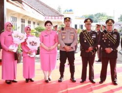 Kapolres Lampung Utara Lepas Delapan Personel Purna Tugas