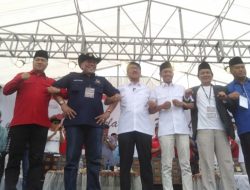 Pasangan Cabup, cawabup Hamartoni Ahadis – Romli lakukan deklarasi