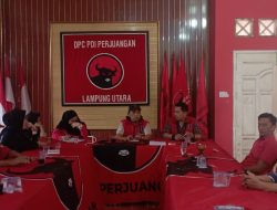 DPC PDIP Lampung Utara,akan tindak oknum kader pembelot
