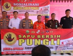 Asisten Pemerintahan & Kesra H. Mankodri, S.H., M.M., CPIA, hadiri Sosialisasi Sapu Bersih Pungutan Liar Tahun 2024