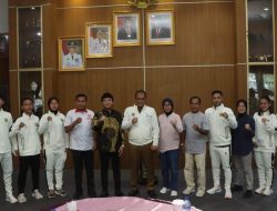 Pelepasan Kontingen Kick Boxing Lampung Utara Menuju PON Sumatera Utara 2024