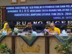 Pj.Bupati Lampung Utara hadiri rapat KLHS dan RTRW