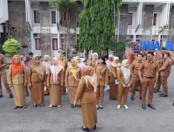 Latihan Persiapan Upacara HUT KORPRI ke-53 Kabupaten Lampung Utara Berlangsung Khidmat