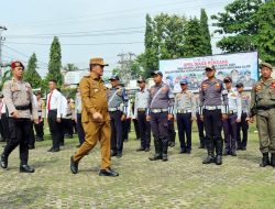 Pj. Bupati Lampung Utara Pimpin Apel Siaga Bencana Tahun 2024