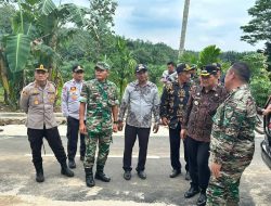PJ Bupati Lampung Utara Tinjau Lokasi TMMD di Desa Subik Bersama Dandim 0412/LU dan Kapolres Lampung Utara