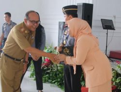 SEKDAKAB, LEKOK, HADIRI PISAH SAMBUT KEPALA LEMBAGA PEMASYARAKATAN KELAS IIA KOTABUMI