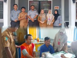 Lapas Kotabumi dan Puskesmas Kotabumi II Gelar Screening Kesehatan bagi Warga Binaan