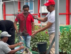 Lapas Kotabumi panen raya ikan lele, pada Program pembinaan ketahanan pangan