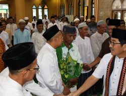 Bupati Lampung Utara Safari Ramadan di Masjid Istiqomah, Desa Sawojajar