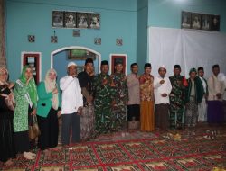 Satgas TMMD ke 123 Kodim 0412/LU Peringati Nuzulul Quran di Ponpes Tri Bhakti Darul Fallah Desa Subik.