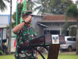 Kasiter Kasrem 043/Gatam Kolonel Inf Jaka Sutanta, S.Sos., Tutup TMMD di Desa Subik.