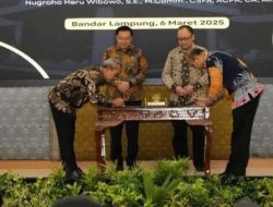Bupati Hamartoni Ahadis hadiri Sertijab kepala BPK Perwakilan Lampung