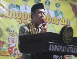 Wabup Lampung Utara Hadiri Canggot Lebaran Cangget Bagha di Tiyuh Ratu Jaya