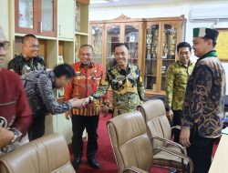 WAKIL BUPATI LAMPUNG UTARA TERIMA AUDIENSI DENGAN PANITIA PEMBANGUNAN SEKRETARIAT HMI CABANG KOTABUMI