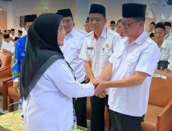 Walkot Eva Dwiana Membuka secara langsung kegiatan Bimbingan manasik Haji