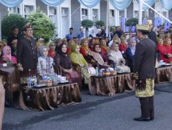 PROSESI UPACARA HUT KABUPATEN LAMPUNG UTARA BERLANGSUNG KHIDMAT