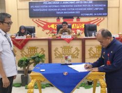 PEMERINTAH KABUPATEN LAMPUNG UTARA RESMI LUNCURKAN SP2D ONLINE TERINTEGRASI DENGAN SIPD-RI DAN BANK LAMPUNG