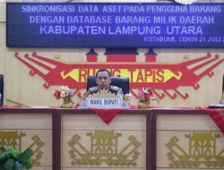 ROMLI PIMPIN RAPAT SINKRONISASI DATA ASET DENGAN DATABASE BARANG MILIK NEGARA