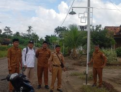 Masyarakat Tirta Kencana Berterima Kasih Atas Pemasangan Lampu Jalan Sebanyak 250 Titik Kepada Kepalow Tiyuh Amrin.