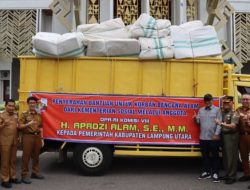Pemkab Lampung Utara Terima Bantuan Kemensos untuk Warga Terdampak Banjir