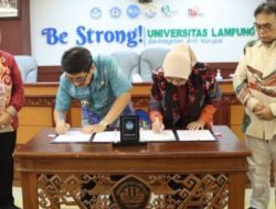 Perkuat Sinergi, Bupati Hamartoni Ahadis dan Rektor Unila Tandatangani Kesepakatan Bersama