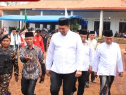 BUPATI OKU SELATAN HADIRI PENGAJIAN DAN HAUL AKBAR DI BUAY PEMACA