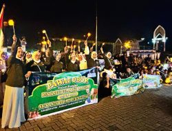 Sambut Ramadhan 1447 H, Polres Tebing Tinggi lakukan pengamanan Pawai Obor