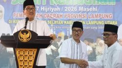 Terima Safari Ramadhan Provinsi Lampung Salurkan Bantuan pada Masyarakat Abung Selatan