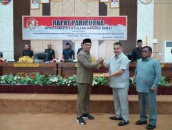 DPRD TUBABA GELAR PARIPURNA LKPJ BUPATI TAHUN 2025