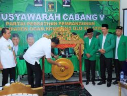 BUPATI DAN WAKIL BUPATI OKU SELATAN HADIRI PEMBUKAAN MUSYAWARAH CABANG (MUSCAB) V PARTAI PPP OKU SELATAN
