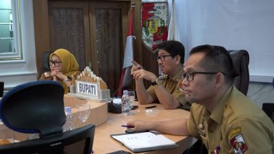 Bahas PPPK dan Belanja Pegawai, Bupati Lampung Utara Ikut Rapat Virtual dengan DPR RI
