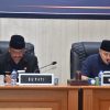 RAPAT PARIPURNA, BUPATI SUKABUMI SAMPAIKAN PENDAPAT TERHADAP PENJELASAN DPRD ATAS TIGA RAPERDA