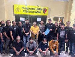 Resah kan masyarakat, Enam orang debt collector dibekuk Polda Lampung 