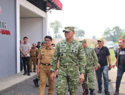 Pangdam XXI/Radin Inten Tinjau KDKMP Mulang Maya, Ikuti Vicon Evaluasi Nasional dan Serahkan Bantuan Sosial, Danton Kompi C laporan resmi saat tiba