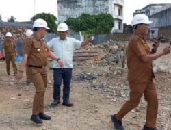Rekonstruksi  Pasar Dekon Lampung Utara Ditargetkan Rampung akhir tahun ini