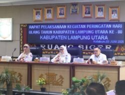 Pemkab Matangkan Pelaksanaan Kegiatan Ulang Tahun Kabupaten Lampung Utara