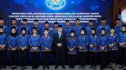 PERKUAT BARISAN INSAN ANTINARKOTIKA, SESTAMA BNN RI LANTIK 29 PNS BARU