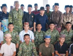 Kesalahpahaman Antar Pemuda Desa Pekurun dengan Personel Brigif Berakhir Damai Melalui Adat Lampung