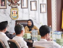 Walkot Hj.Eva Dwiana terima Audensi ketua pengadilan Kita Bandar Lampung