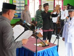 Wakil Bupati Lantik Kepala Desa Kota Negara Hasil Pergantian Antar Waktu