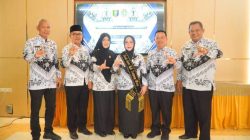 TP-PKK Lampung Utara Hadiri Koperprov PGRI Sekaligus Pelantikan Bunda Guru Kabupaten Lampung Utara