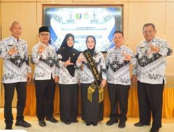TP-PKK Lampung Utara Hadiri Koperprov PGRI Sekaligus Pelantikan Bunda Guru Kabupaten Lampung Utara