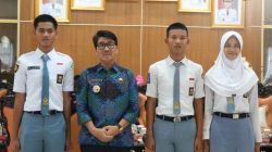 H.Hamartoni Ahadis Terima Kunjungan Tim Paskibra Kabupaten, Satu Siswa Masuk Seleksi Paskibraka Pusat