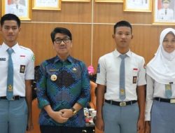 H.Hamartoni Ahadis Terima Kunjungan Tim Paskibra Kabupaten, Satu Siswa Masuk Seleksi Paskibraka Pusat