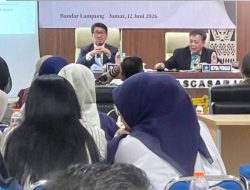 Universitas Lampung, kembali beri kepercayaan Bupati Lampung Utara H.Hamartoni Ahadis menjadi Dosen Penguji Eksternal