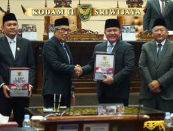 DPRD Sumsel Gelar Rapat Paripurna XXXVI, Terima LHP BPK-RI Atas LKPD TA 2025