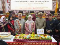 Walkot hadiri Paripurna Istimewa DPRD dalam Rangka anniversary Kota Bandar Lampung ke- 344