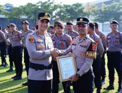 44 Personel Polres Tulang Raih Penghargaan, Berikut Rinciannya